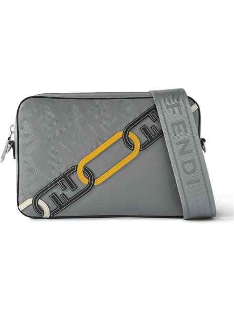 fendi leather messenger bag|farfetch Fendi Messenger bags.